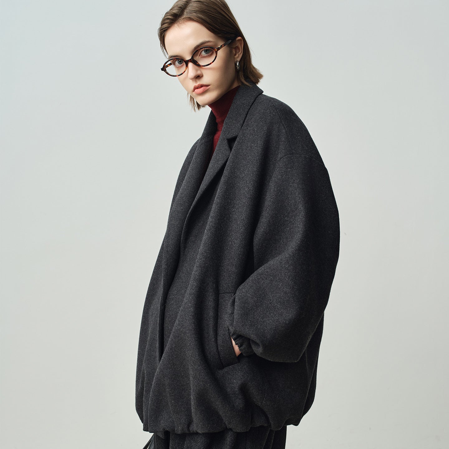 women wool coat
