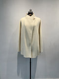 luxury alpaca wool coat for women