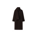 luxury alpaca wool coat for women