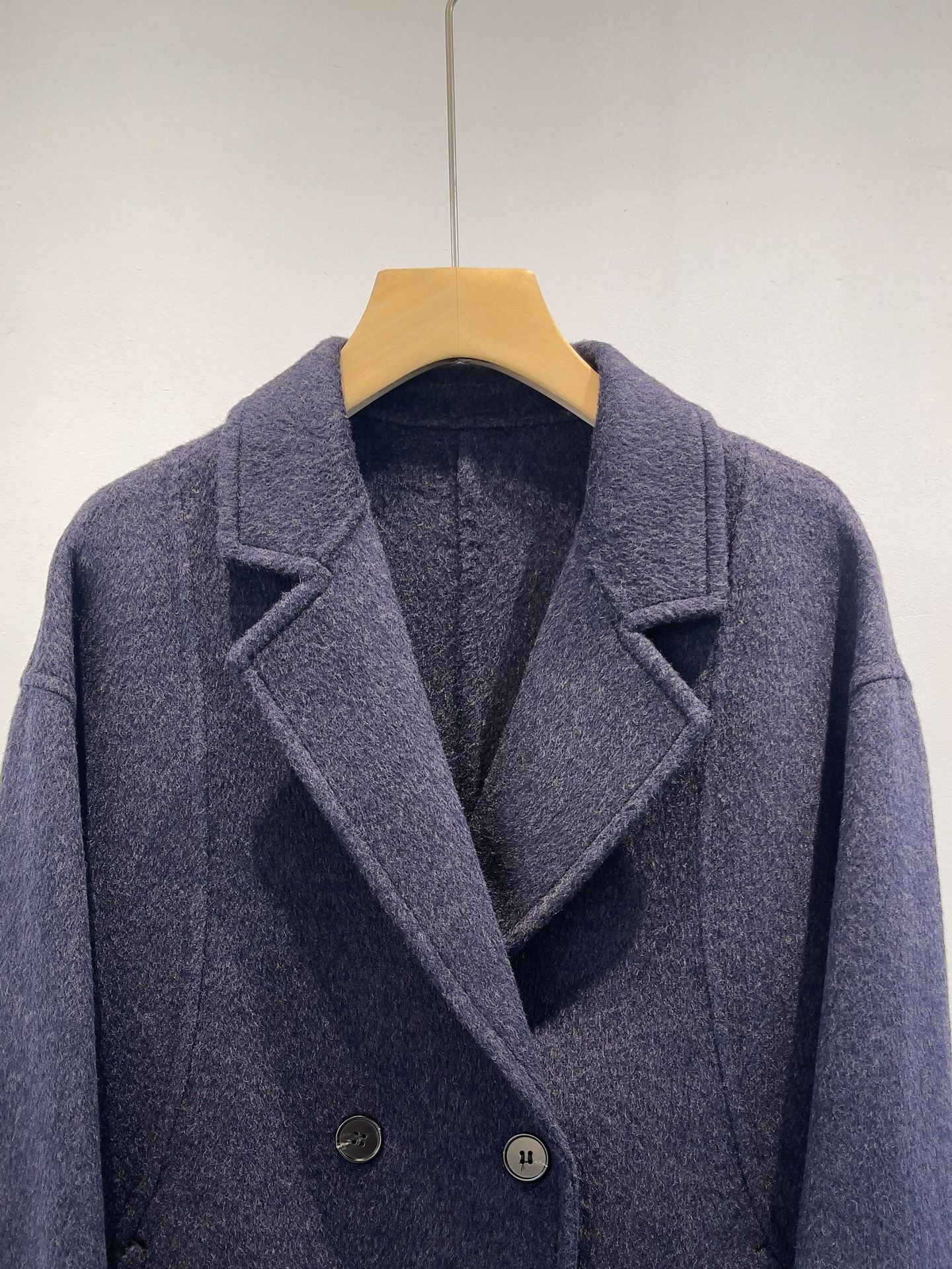 luxury cashmere silk blend coat