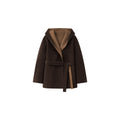 luxury double-sided wool coat women