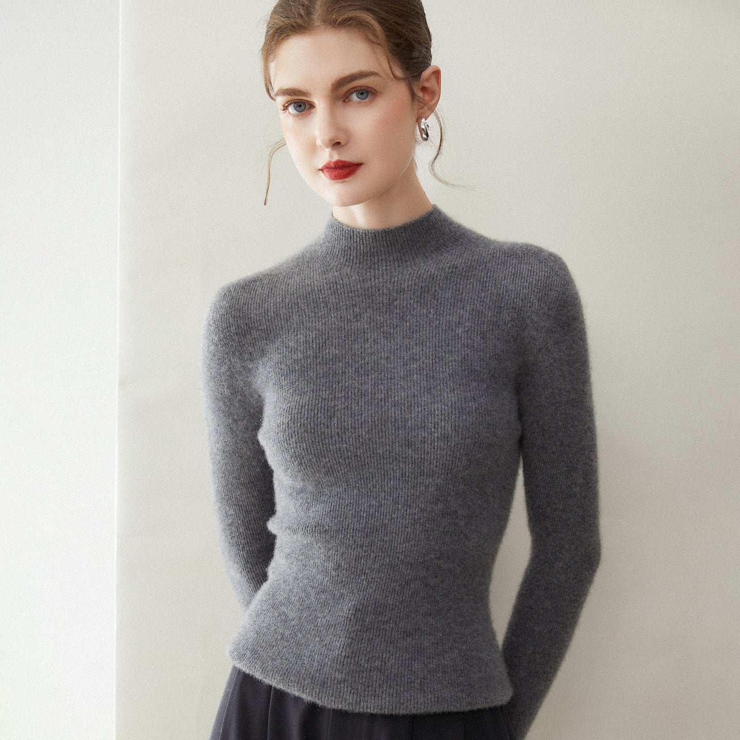 Cashmere Half Turtleneck Sweater