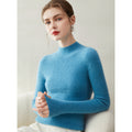 Premium 100% Cashmere Half-Turtleneck Women’s Sweater - Sainiya Eco Wear