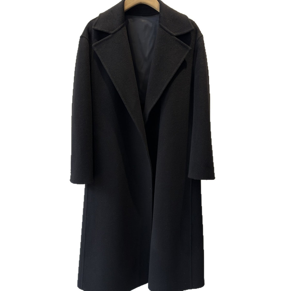 cashmere wool double-sided long coat