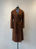 cashmere wool double-sided long coat
