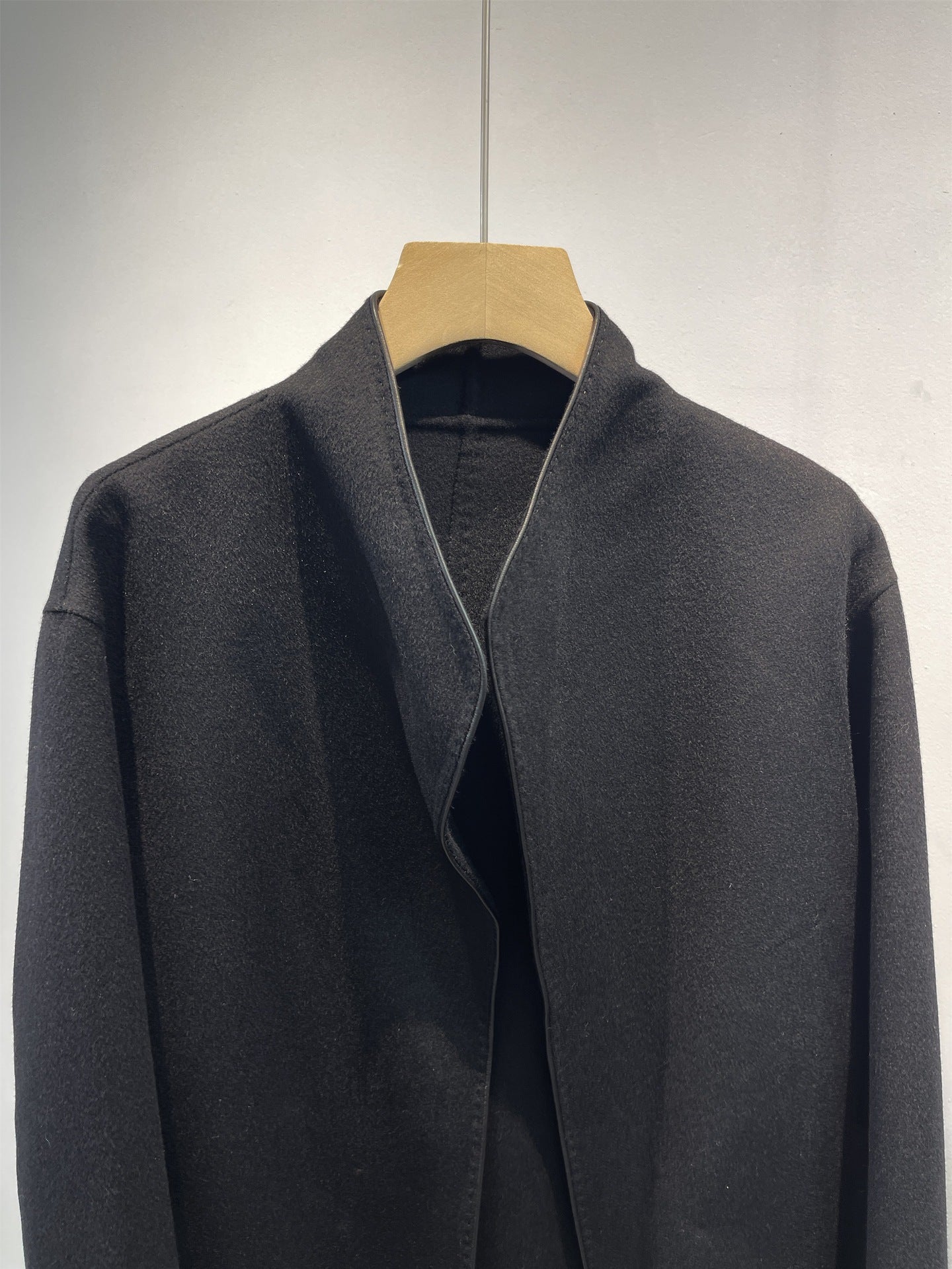 reversible cashmere blend short coat