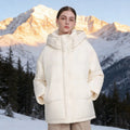 White duck down Hoode Jacket