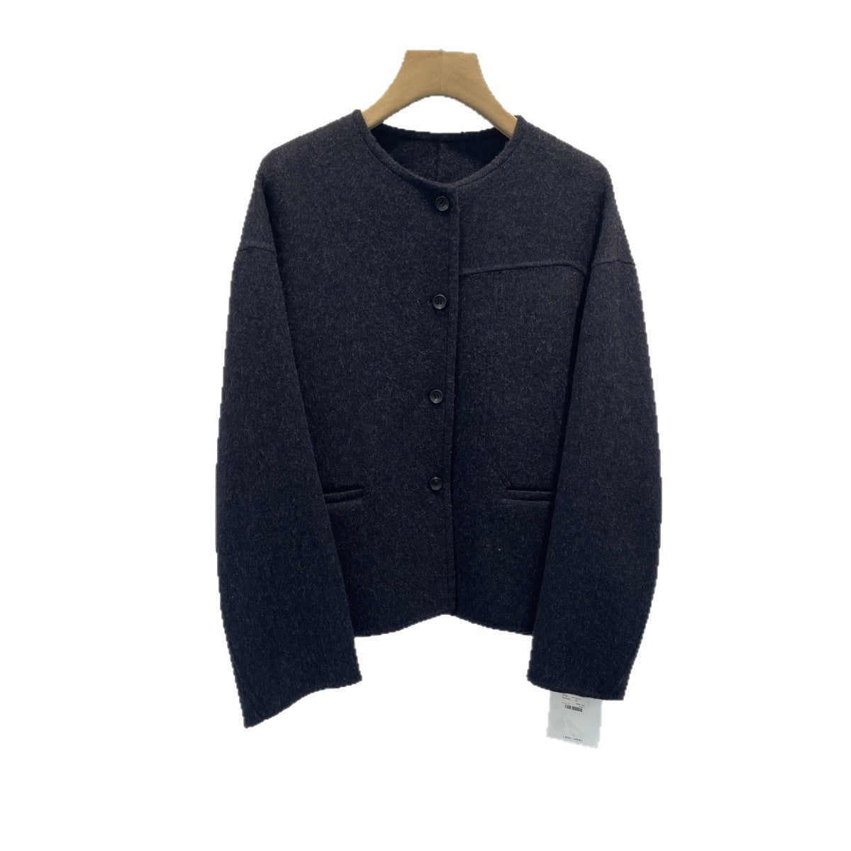 Women Double-Sided Cashmere Short Coat | Merino Wool Silk Blend - Sainiya Eco Wear