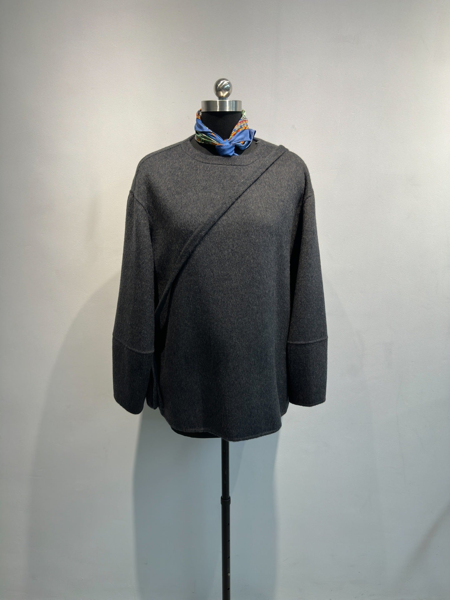 women double-sided merino wool short coat