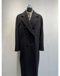 Women Long Cashmere Wool Coat | Double-Breasted Cocoon Winter Style - Sainiya Eco Wear