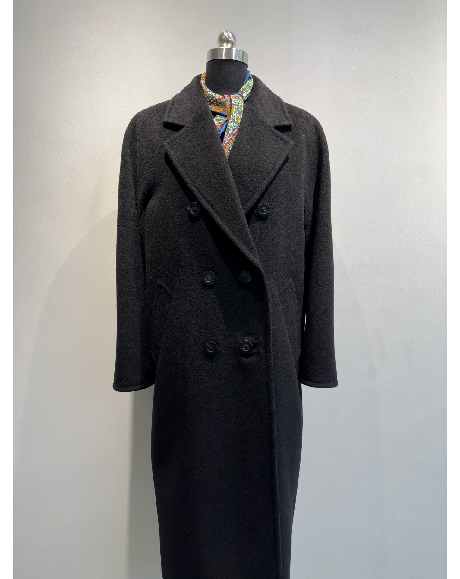 Women Long Cashmere Wool Coat | Double-Breasted Cocoon Winter Style - Sainiya Eco Wear