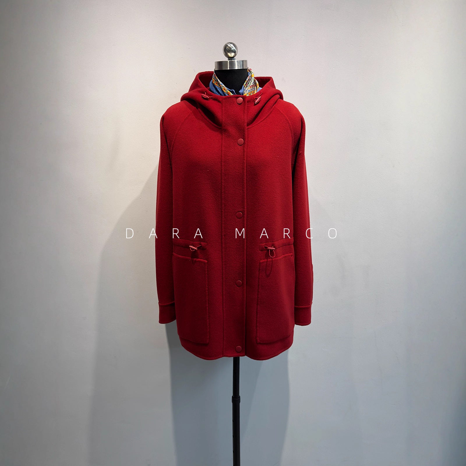 Women Mid-Length Double-Sided Wool Coat | Warm Winter Layer - Sainiya Eco Wear