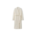 Women Wool Bathrobe Coat | Long Tie Waist Australian Wool Overcoat - Sainiya Eco Wear