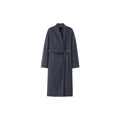 Women Wool Bathrobe Coat | Long Tie Waist Australian Wool Overcoat - Sainiya Eco Wear