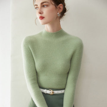 baby cashmere rib knit sweater