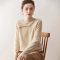 Cashmere half turtleneck sweater
