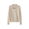 Cashmere half turtleneck sweater