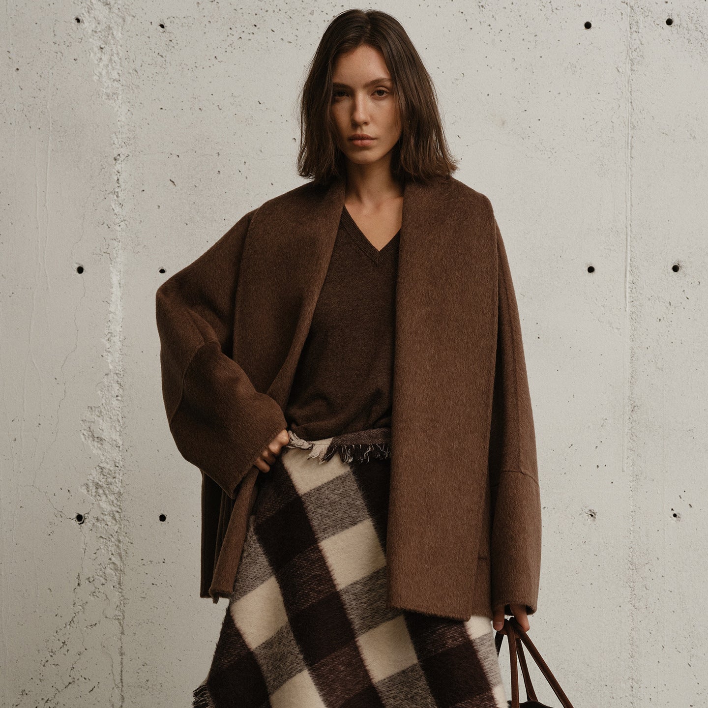 women wool bathrobe coat