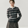 Fair Isle Cashmere Cardigan — Soft, Warm & Nordic-Inspired Knit - Sainiya Eco Wear