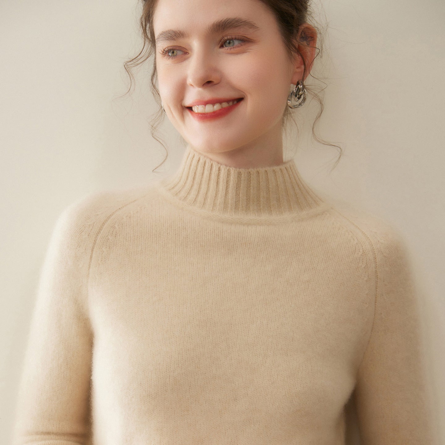 Cashmere Triple-Pile Heavyweight Half-Turtleneck – Ultimate Winter Cloud