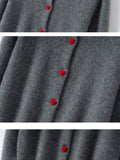 Cashmere Cardigan – Heart Button 100% Pure Cashmere Soft Knit Sweater - Sainiya Eco Wear