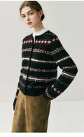 Fair Isle Cashmere Cardigan — Soft, Warm & Nordic-Inspired Knit - Sainiya Eco Wear