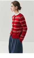 Fair Isle Cashmere Cardigan — Soft, Warm & Nordic-Inspired Knit - Sainiya Eco Wear