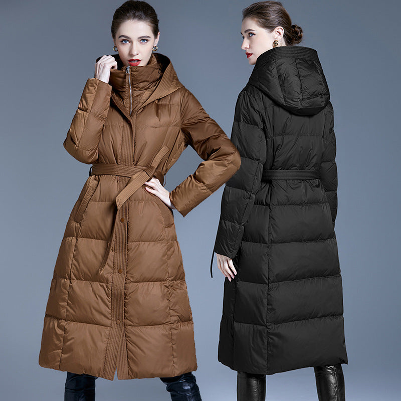 Women’s Long Winter Down Puffer Coat